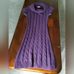 Purple Sweater Dress M